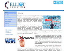 Tablet Screenshot of elliot-consulting.com